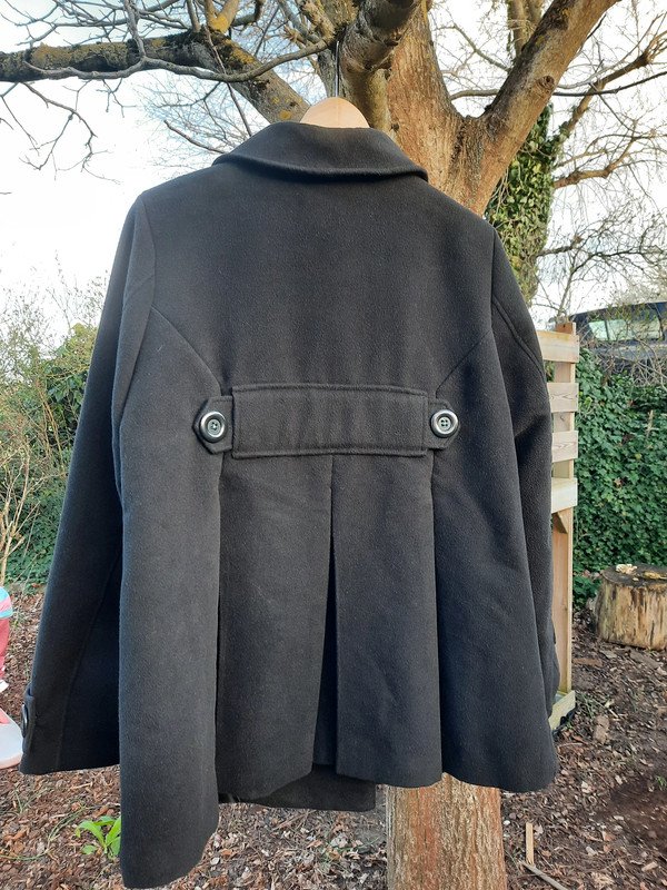 Kurzmantel, schwarz, 46