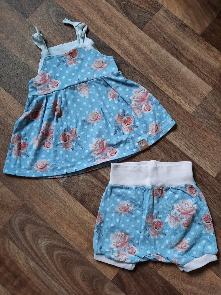 Sommer Set Kleid mit Hose, 62, 