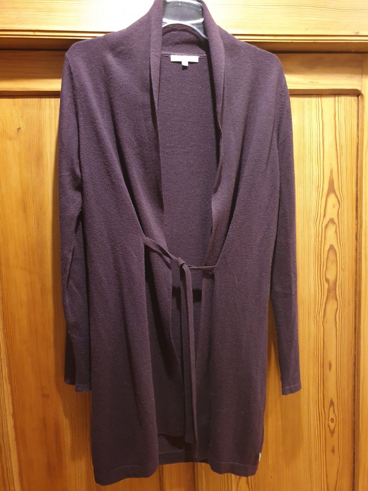 Lange Strickjacke von OPUS, 38, violett
