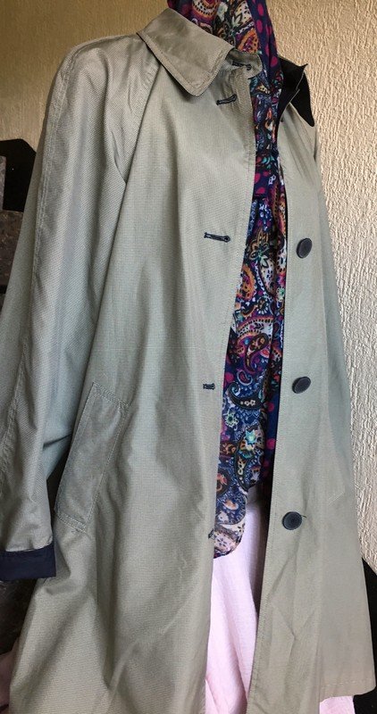 Mantel mit Karomuster