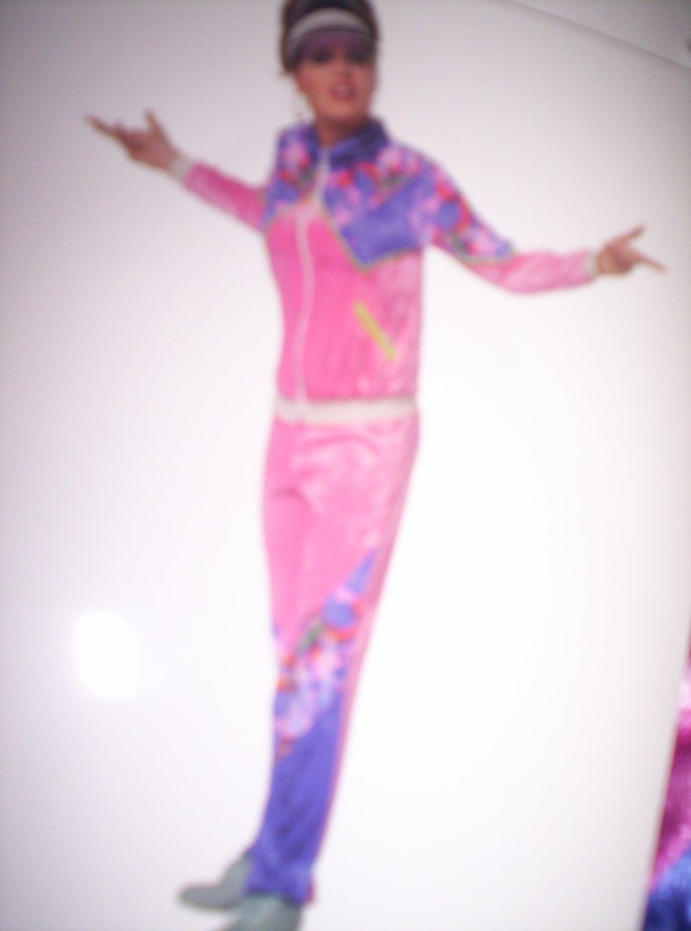 80er Jahre Tussi Trainingsanzug Damenkostüm Jogginganzug 