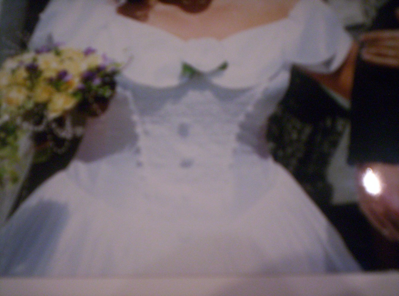 Brautkleid Lohrengel Modellkleid weiß edel Rosen Carmen Rosen Gr. 40