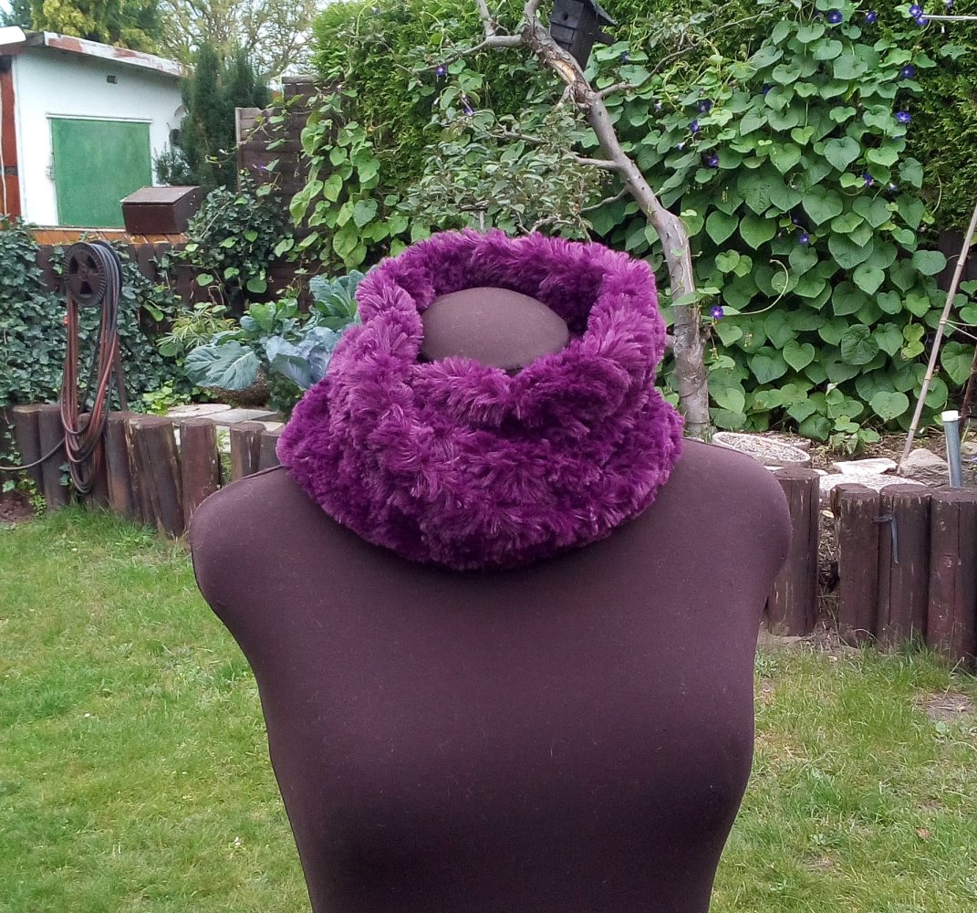 flauschiger Schlauchschal