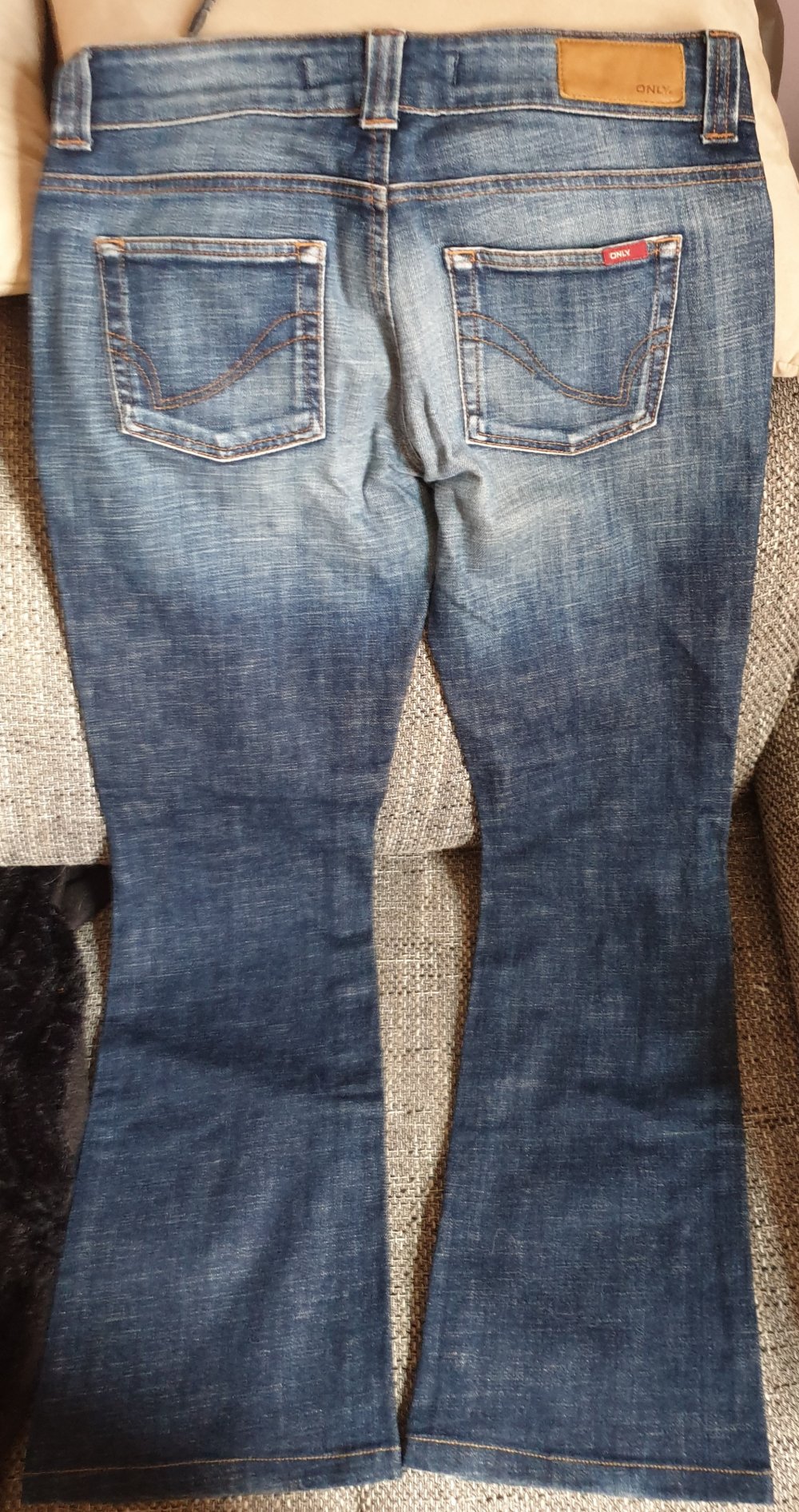 Blaue Damen Schlaghose 