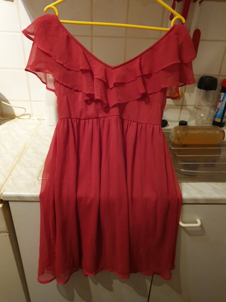 Gold gelbes Ball/Brautjungfern Kleid 