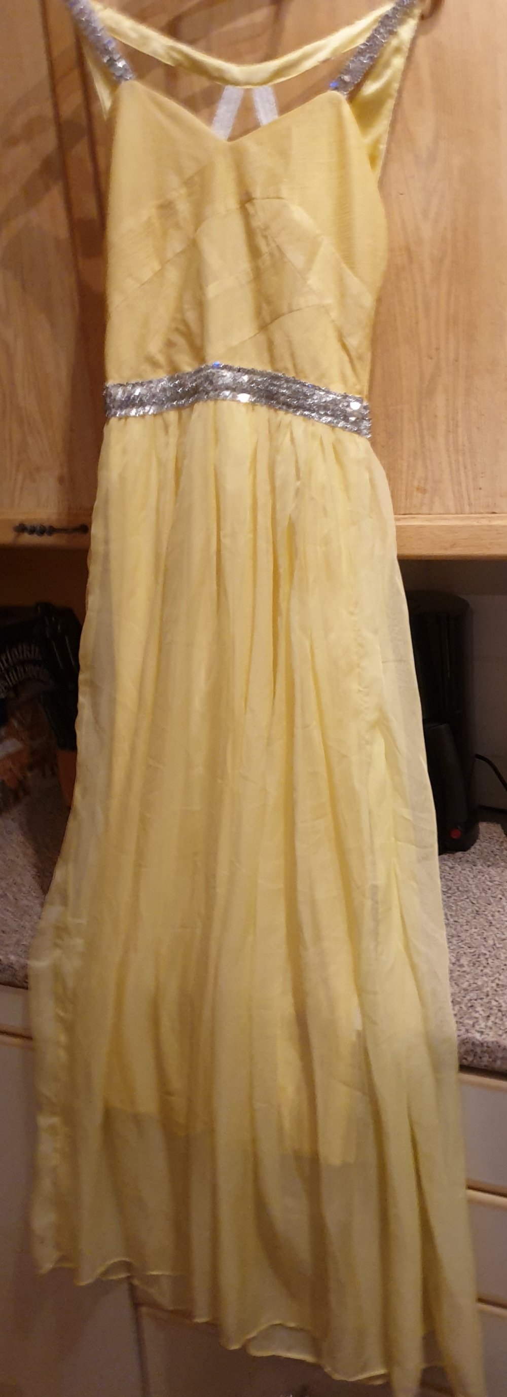 Gold gelbes Ball/Brautjungfern Kleid 