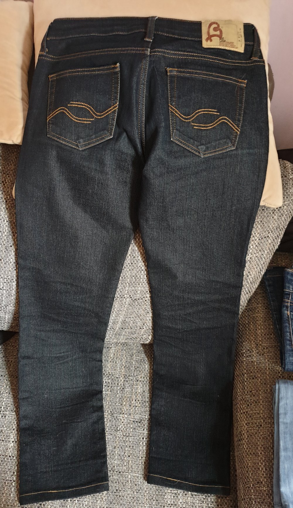 Dunkelblaue Damen Jeans 