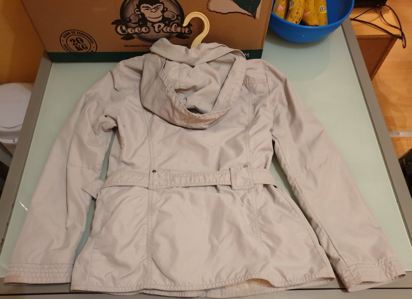 Graue All Wetter Jacke 