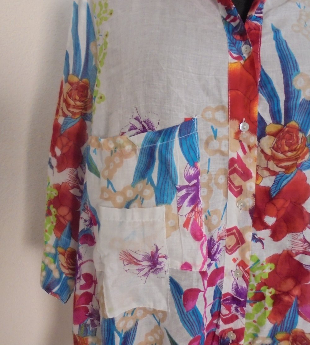 Leichte Bluse / Strandbluse, Positano by Jean Paul, Gr. M