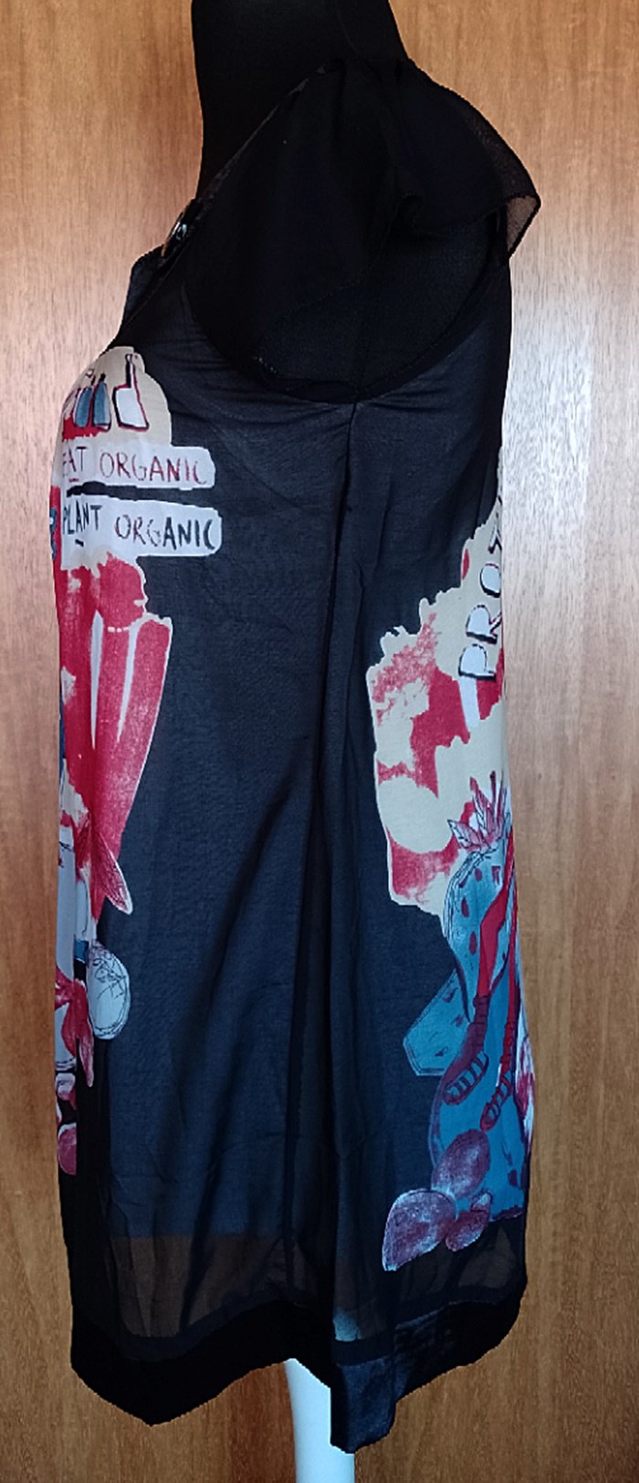 Tunika/Bluse mit ausgefallenem Print, Einheitsgröße (ca. M)