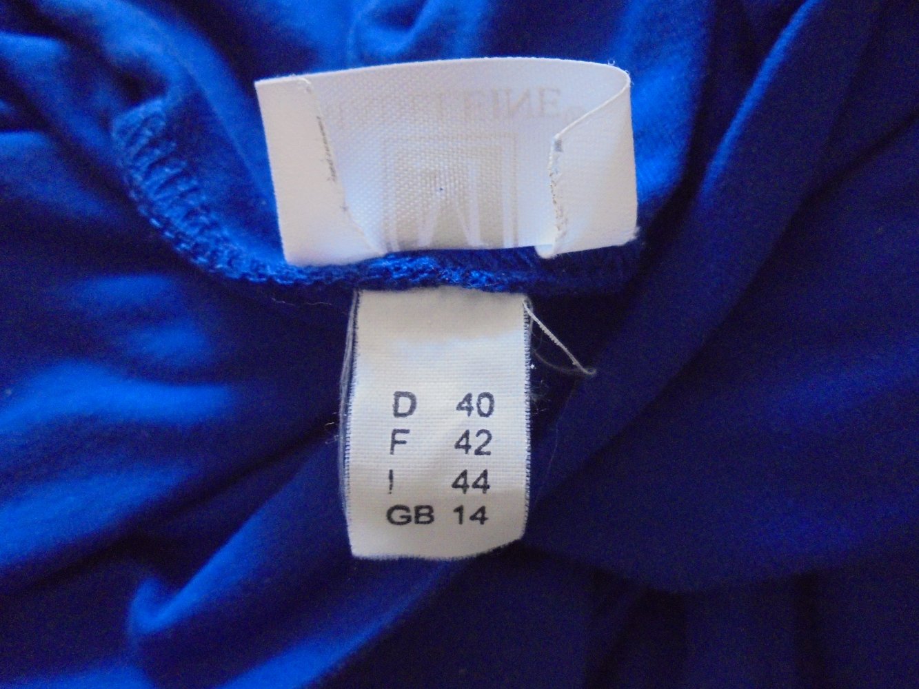 Longshirt, Royalblau, Gr. 40, Madeleine