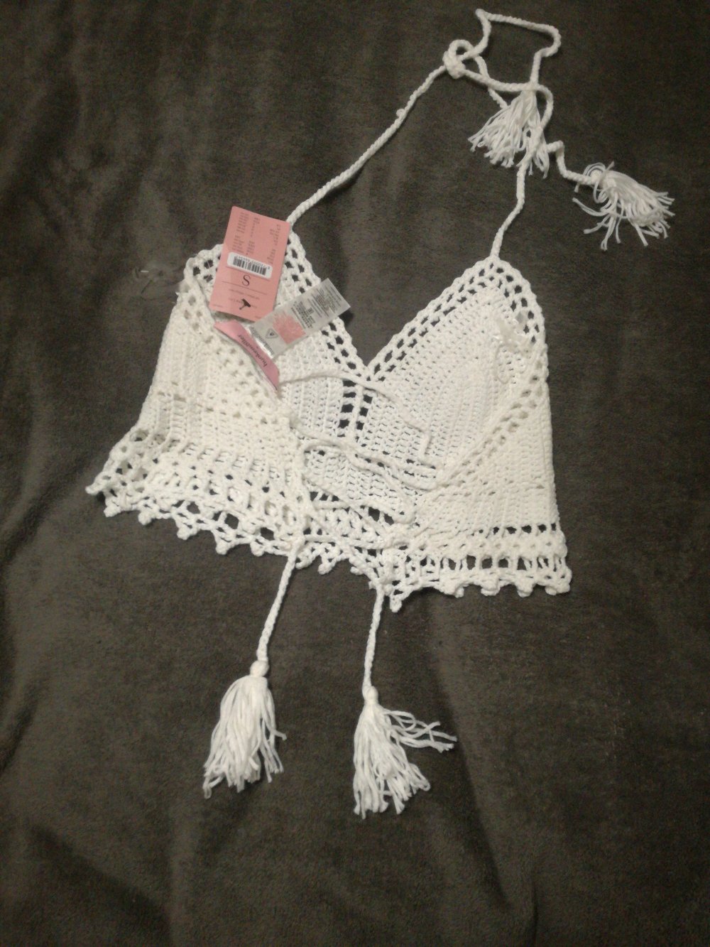 Neues Häkeltop Croptop  Hunkemöller Gr. S  