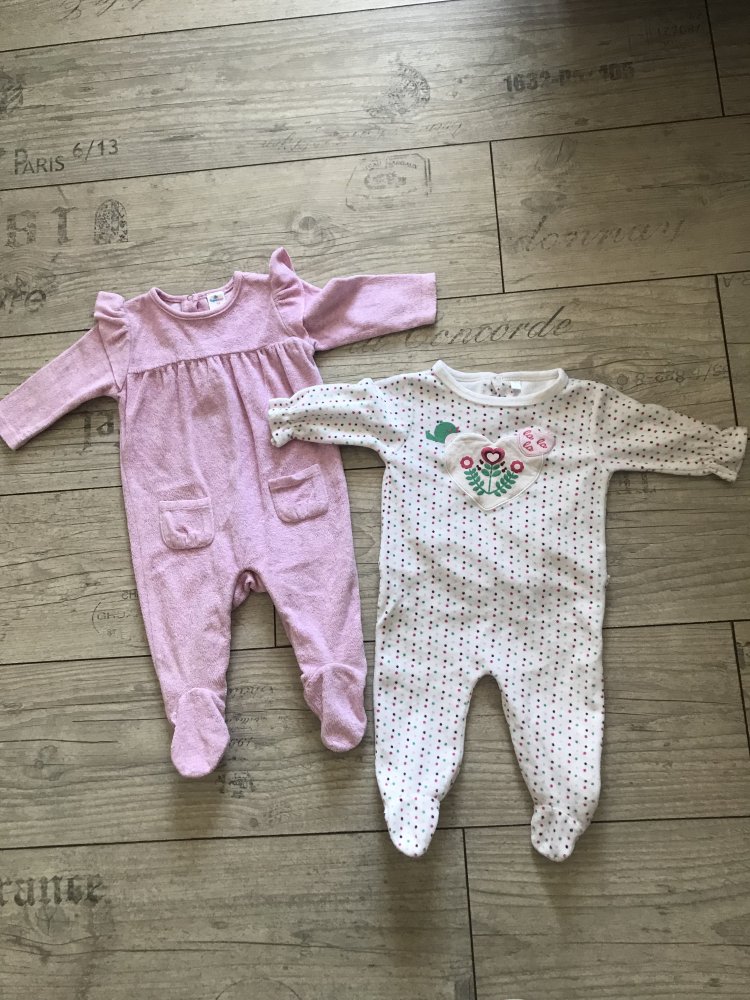 Frottee Strampler Gr. 62