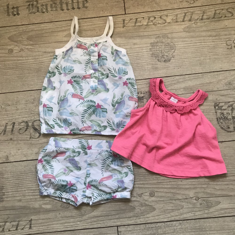 Shorts mit Trägershirts Gr. 62