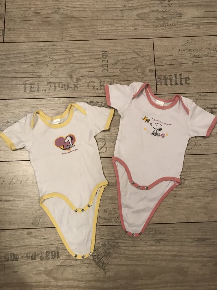 Kurzarmbodies Snoopy Gr. 62/68