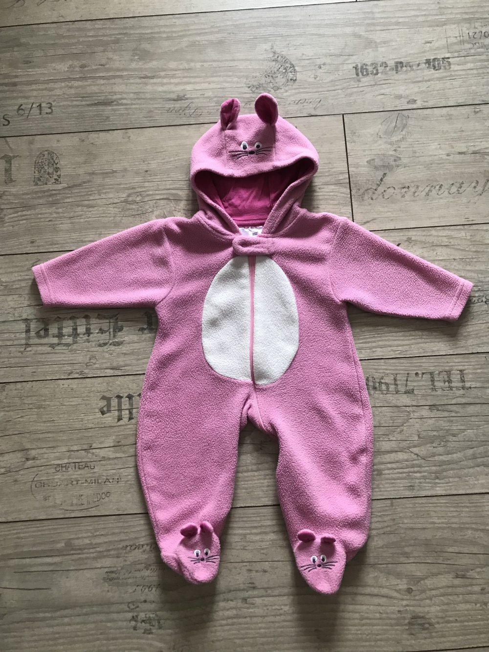 Kuschelanzug Strampler Gr. 62