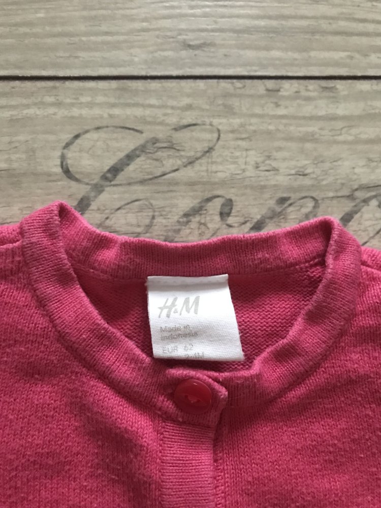 Strickjacke Gr. 62 rot 
