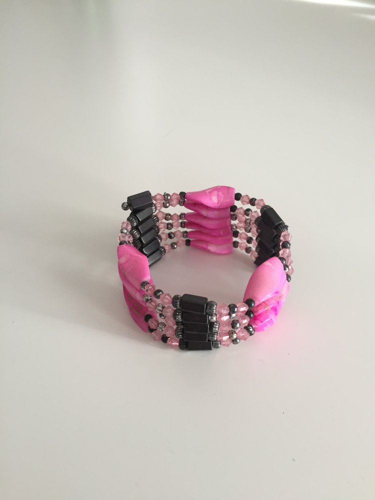 Magnetkette pink 
