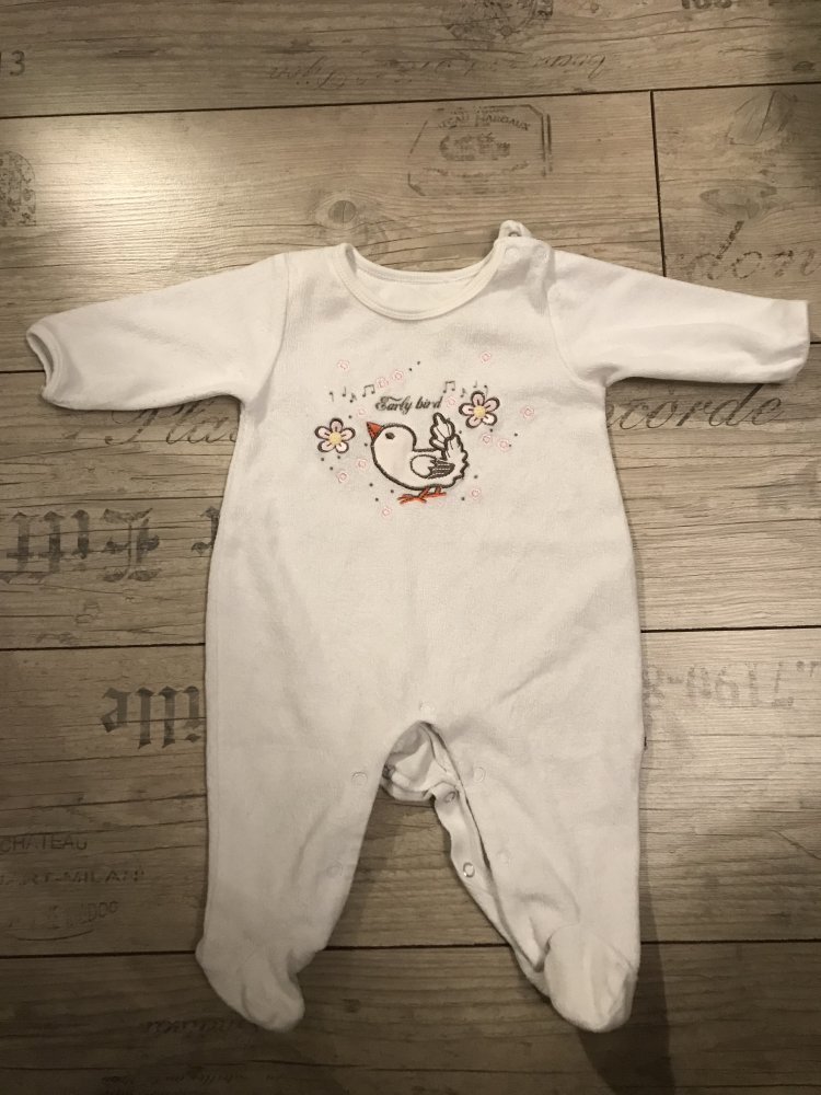 Strampler Schlafanzug Gr. 62 Frottee 