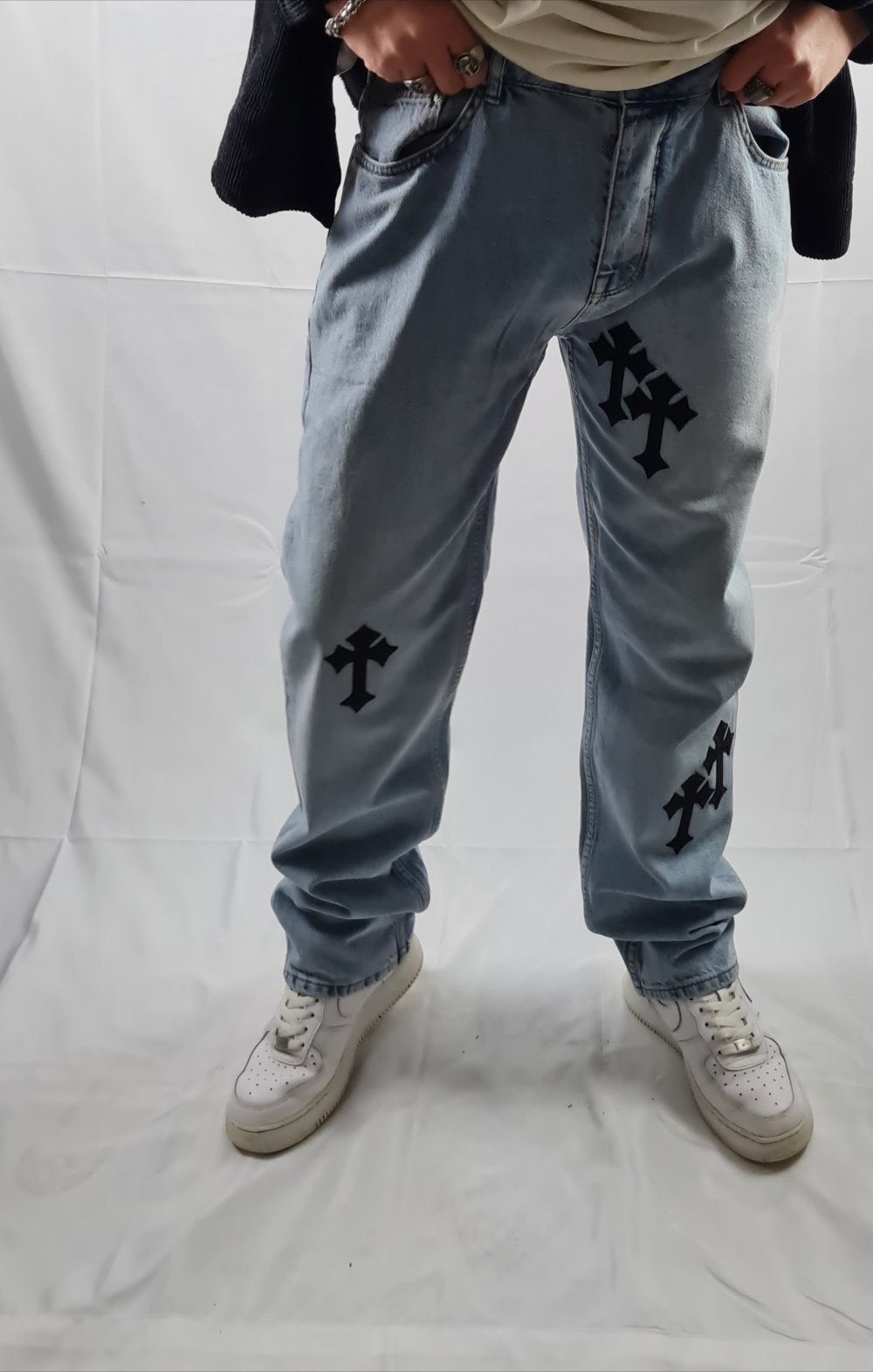 Custom Chrome Hearts Jeans 
