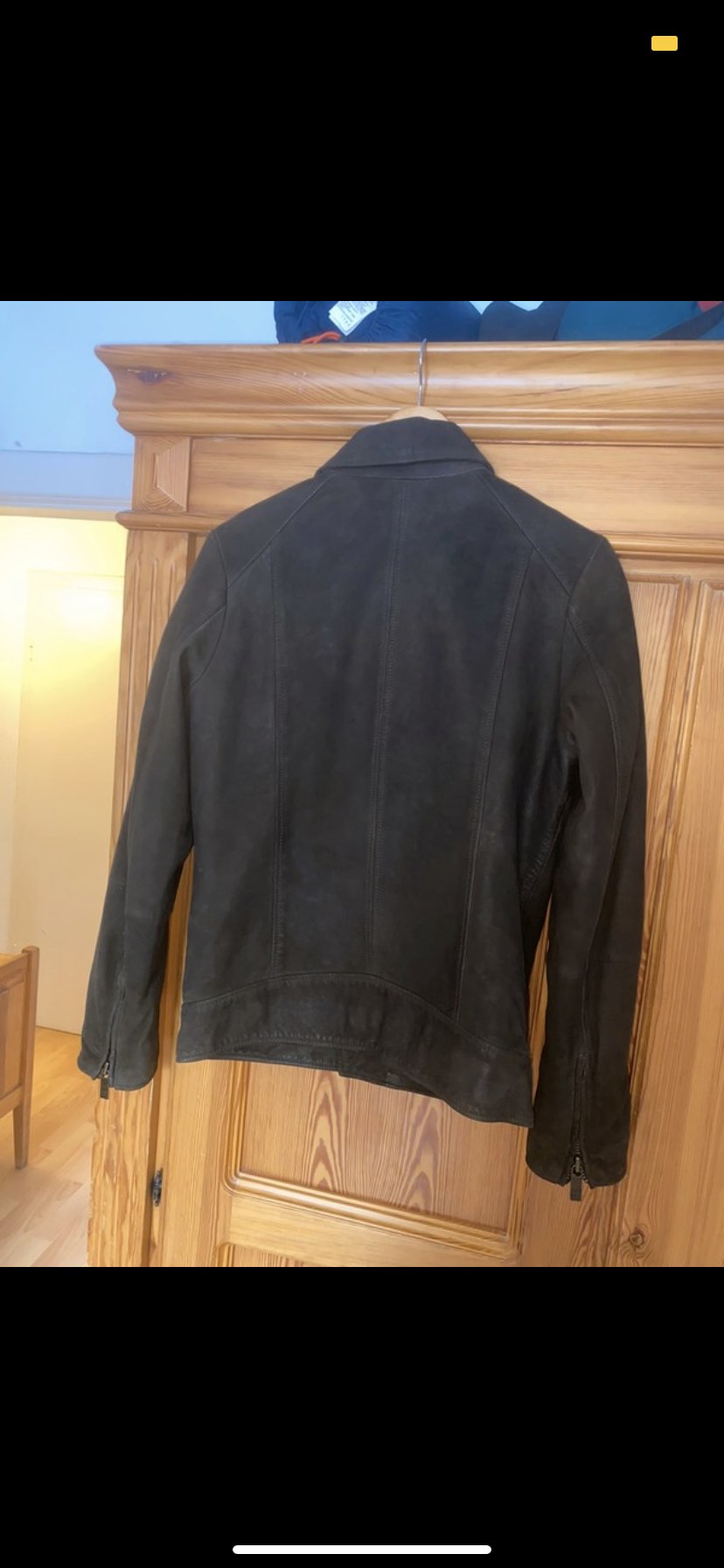 Maison scotch Lederjacke 