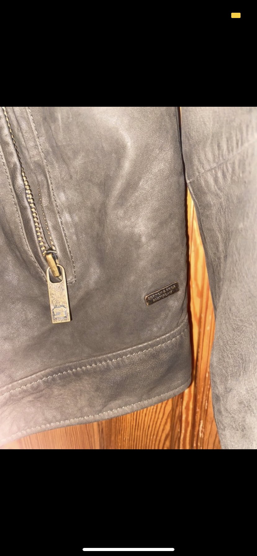 Maison scotch Lederjacke 