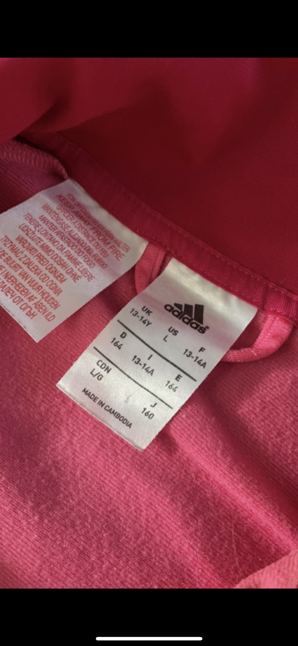 Adidas Jacke pink 