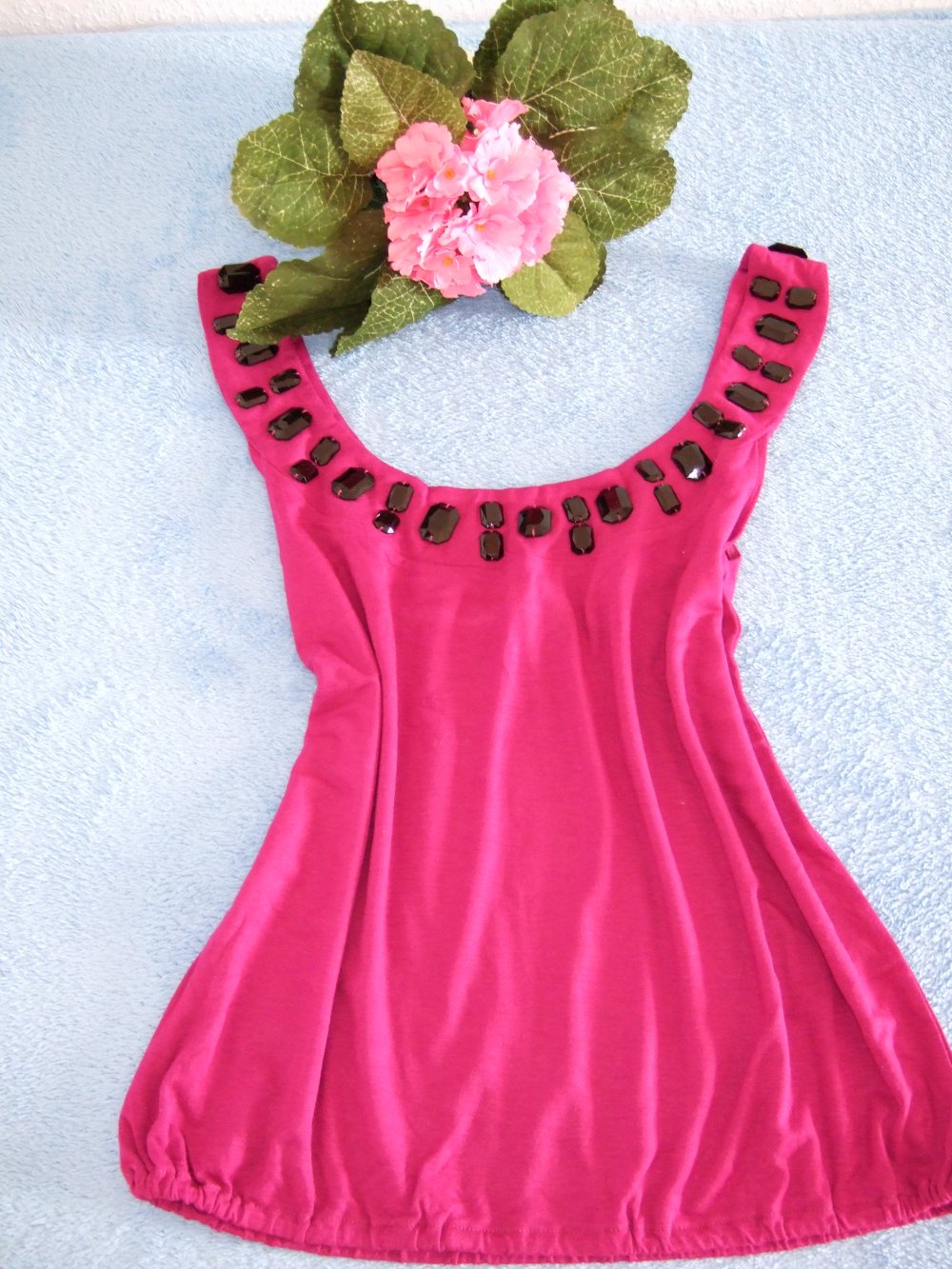 Shirt**Top**Pailletten**Gr. F 38/40**Neu