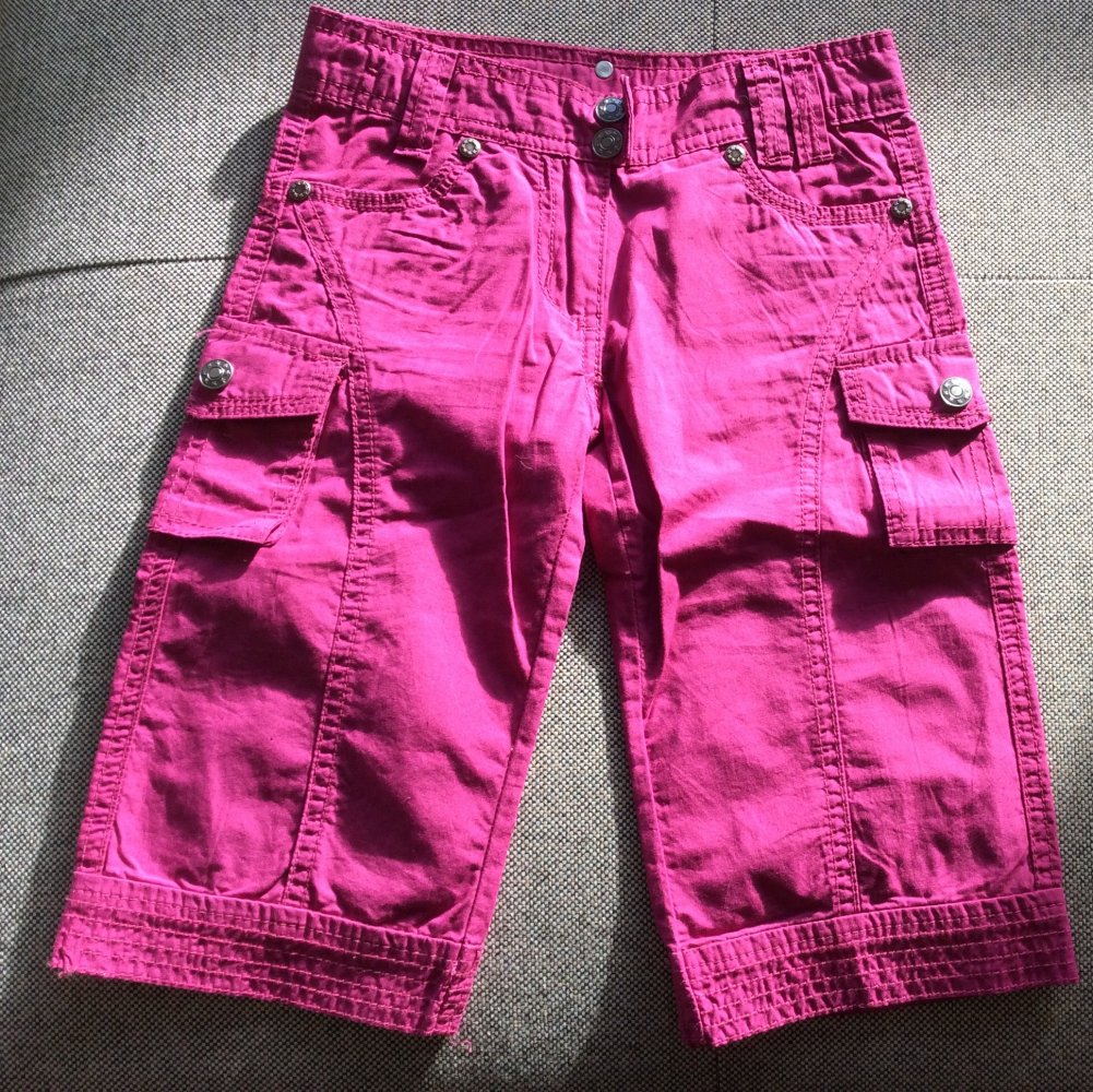 kurze Hose, Bermudas, Gr. 104, Kinderbutt, Mädchen, pink