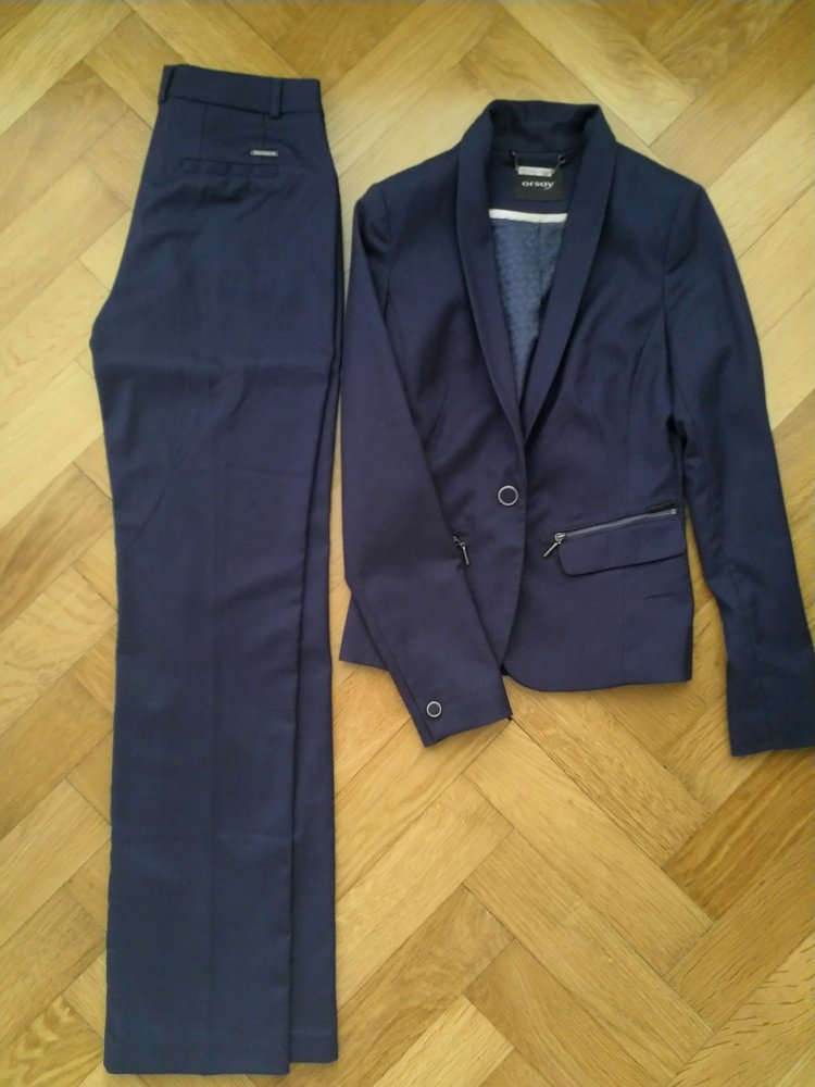 Anzug blau - Größe 34/36