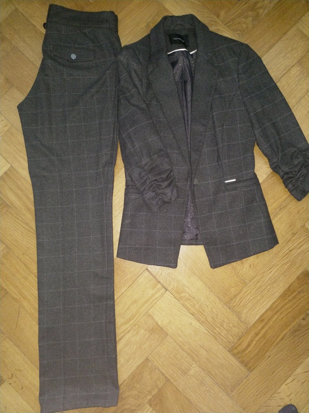 Anzug grau - Größe 34/36