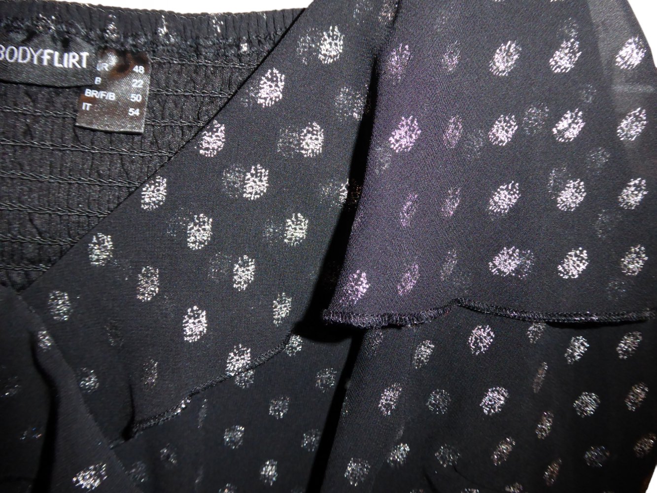 Damen Kleid schwarz Gr.48 Bodyflirt