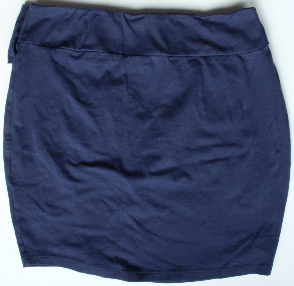 Damenrock Rock Größe S M 36 38 blau eng Mädchenkleidung Frauenkleidung kurz Minirock Bleistiftrock