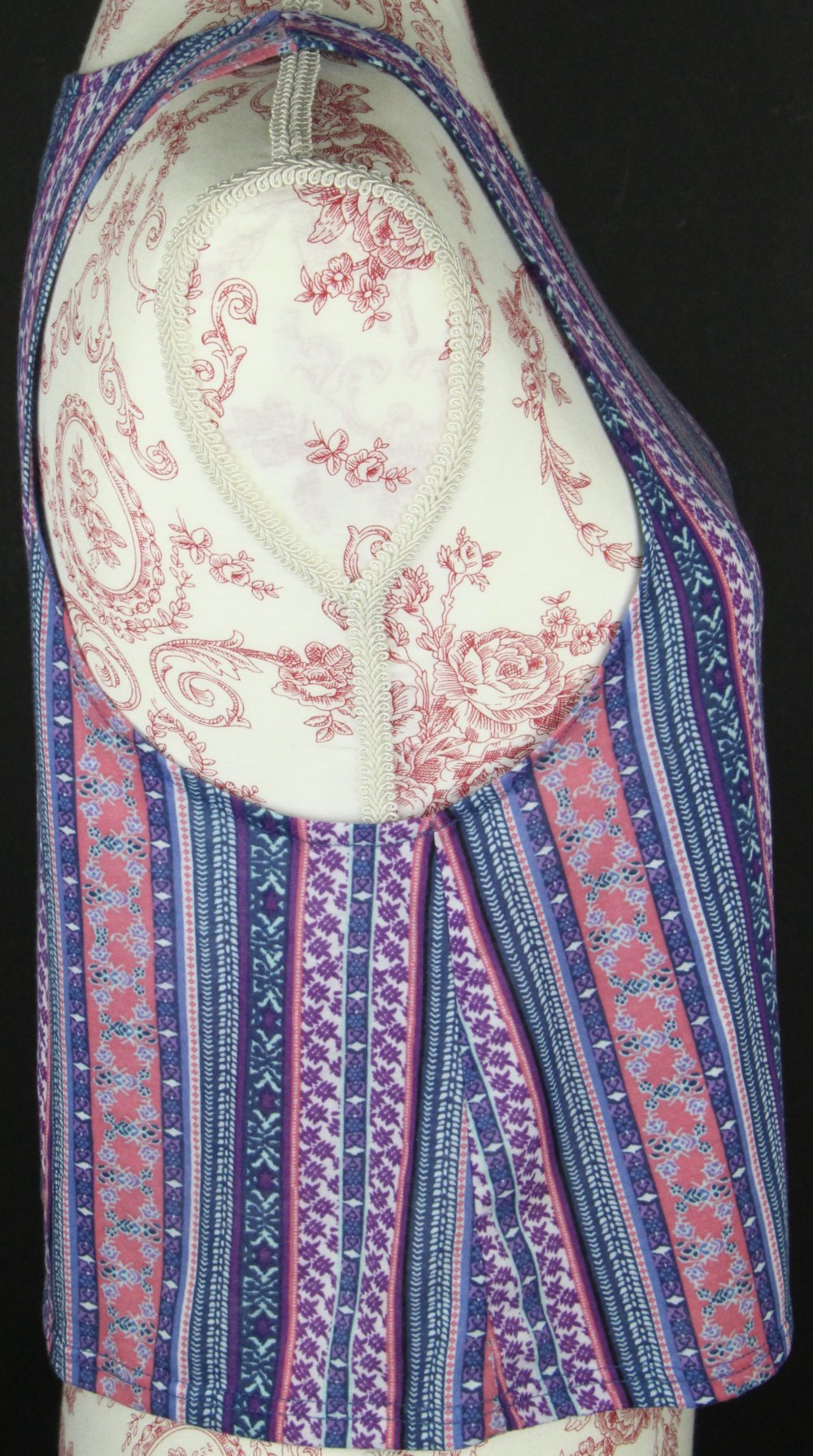 top trägertop tanktop hängerchen sommer frühling herbst boho bunt leicht shirt Trägertop Größe 36 38 bunt lila blau Flieder Petrol Tanktop boho