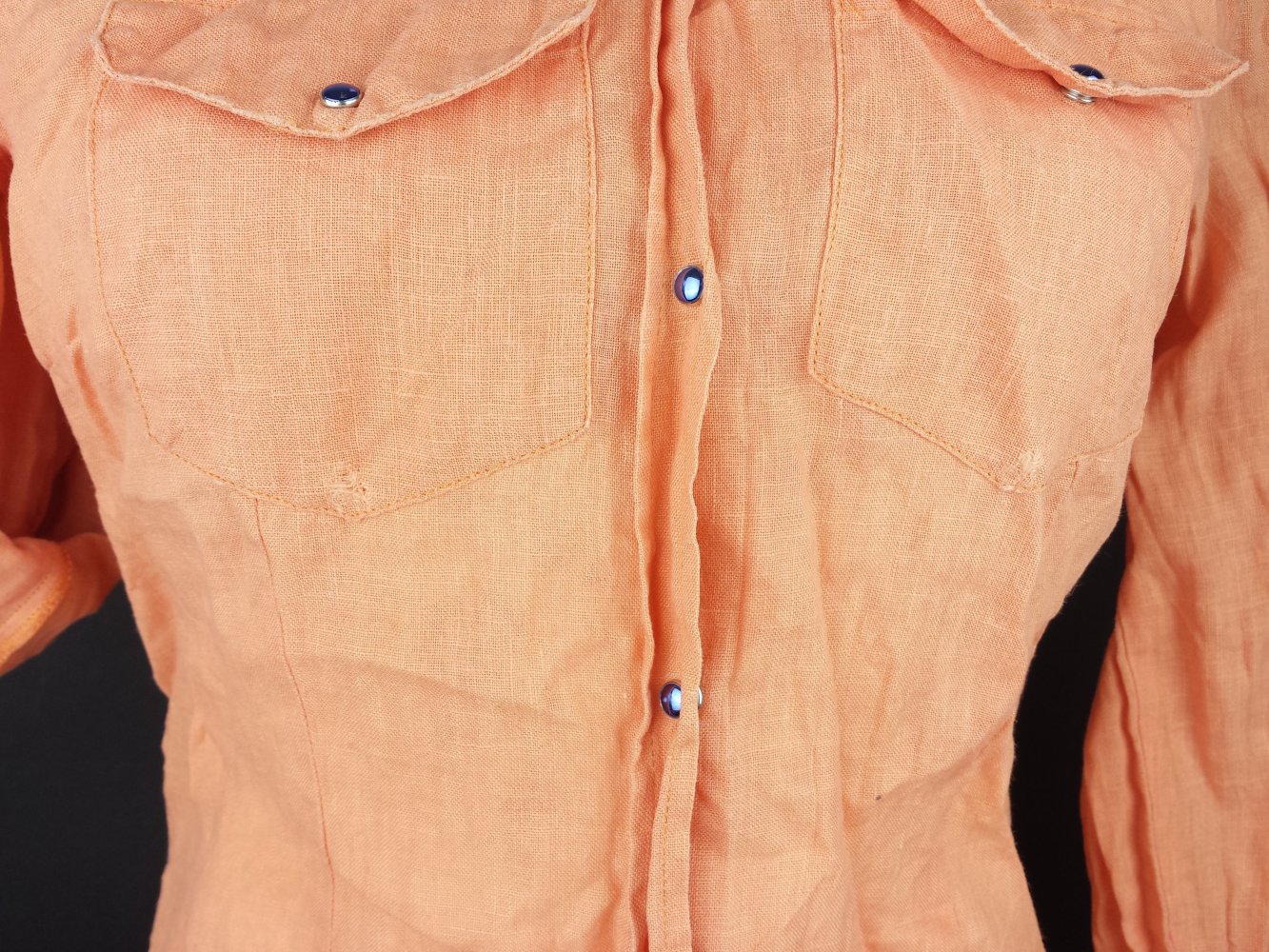 LangarmBluse Größe 38 40 orange DamenKleidung Ärmel kurz lang langarm bluse büro