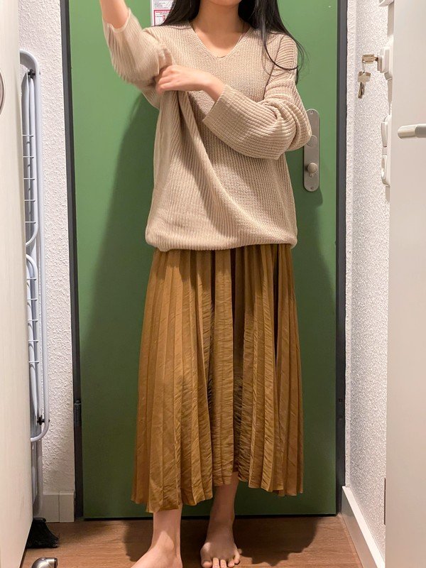 NEU Oversize fit Pullover mit V-Ausschnitt aus Korea