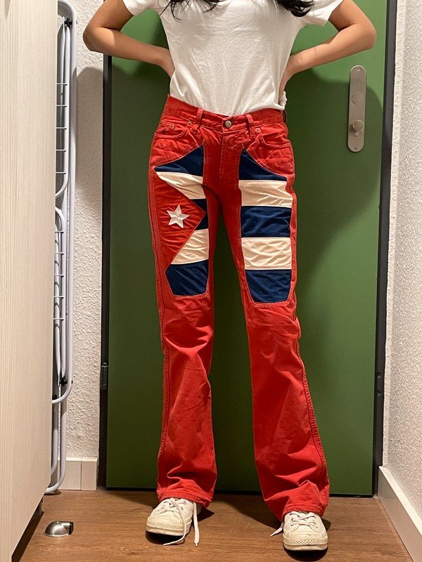 JECKERSON Limited Edition Vintage Medium-Rise Schlagjeans