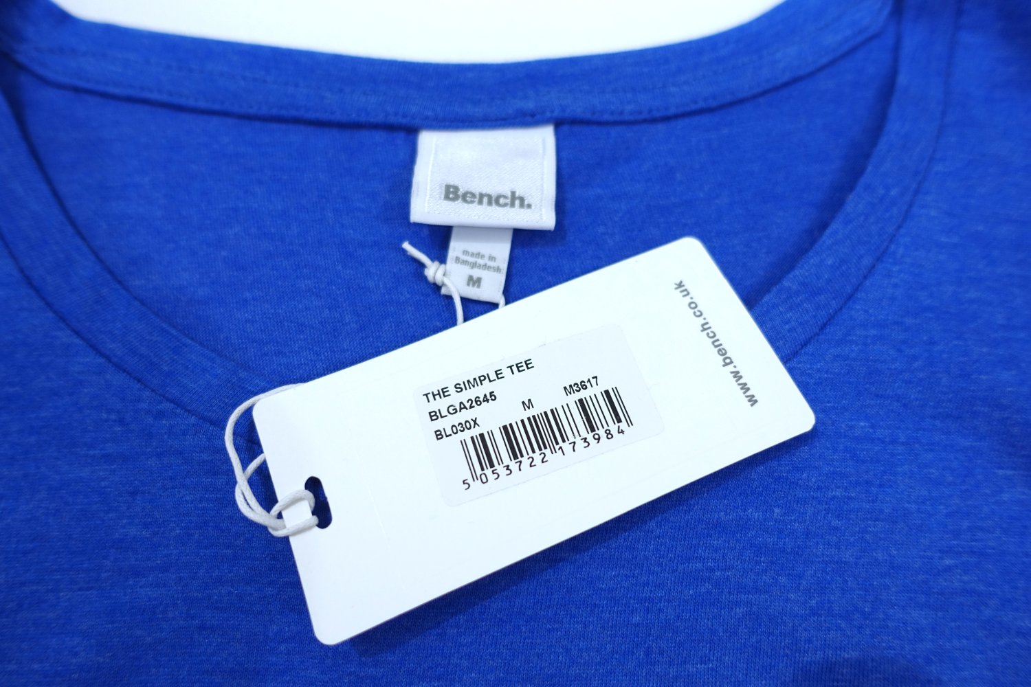 3x Bench The Simple Tee T-Shirt, blau, Größe M, S und XS ✮NEU✮