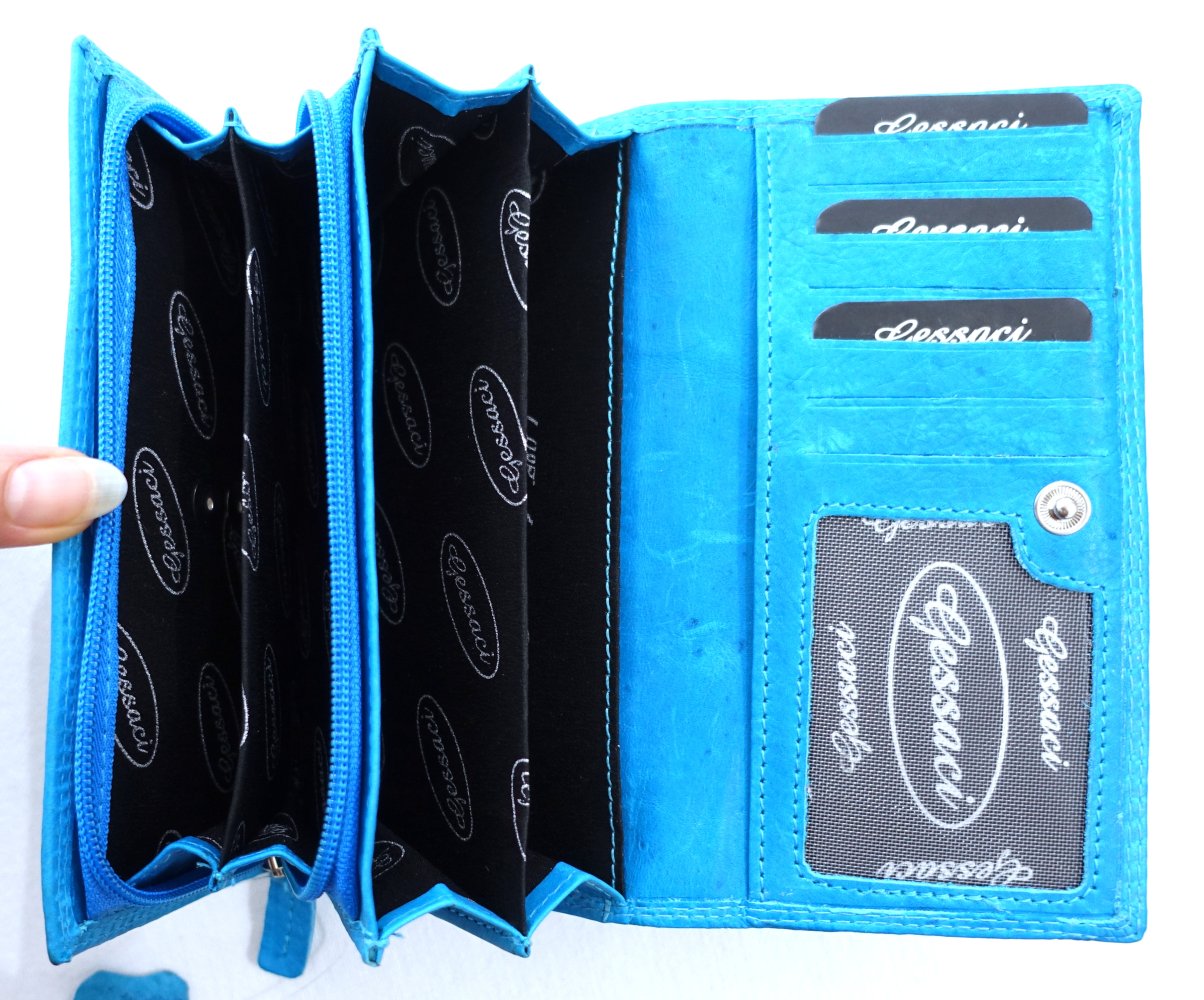 gessaci Geldbeutel | Portemonnaie mit RFID Schutz, Leder ✮NEU✮