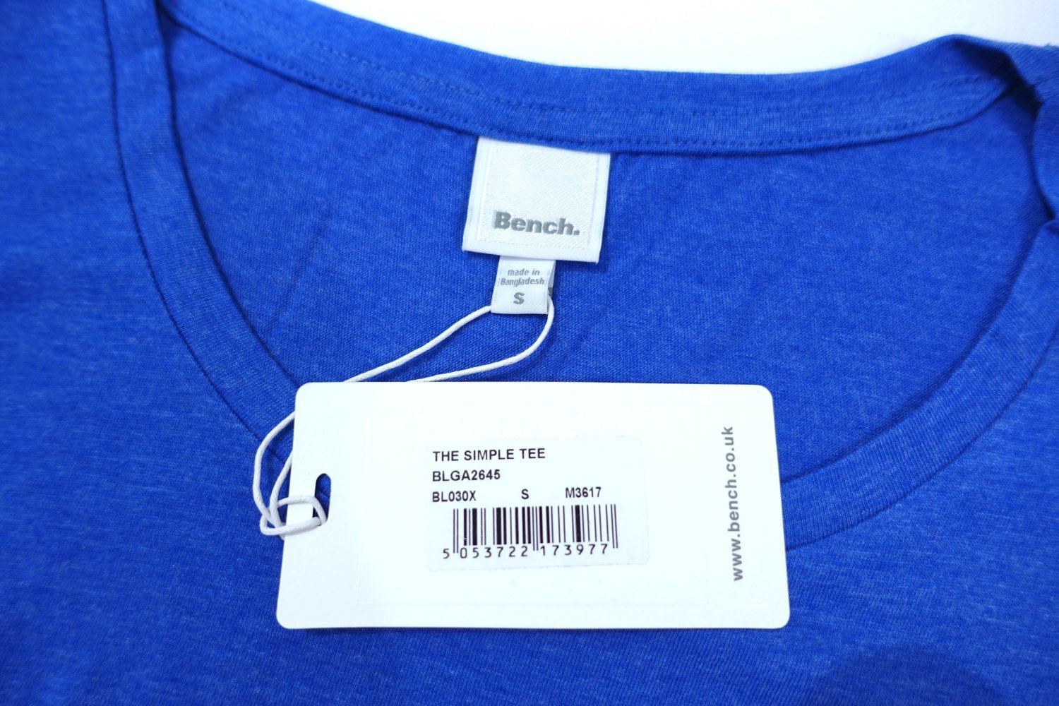 3x Bench The Simple Tee T-Shirt, blau, Größe M, S und XS ✮NEU✮