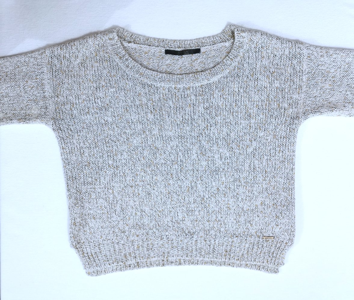 Guess Pullover, beige/off-white, gold, Größe S