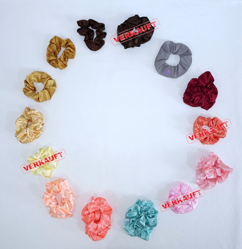 Haargummis | Scrunchies, Satin ✮NEU✮ je 1€