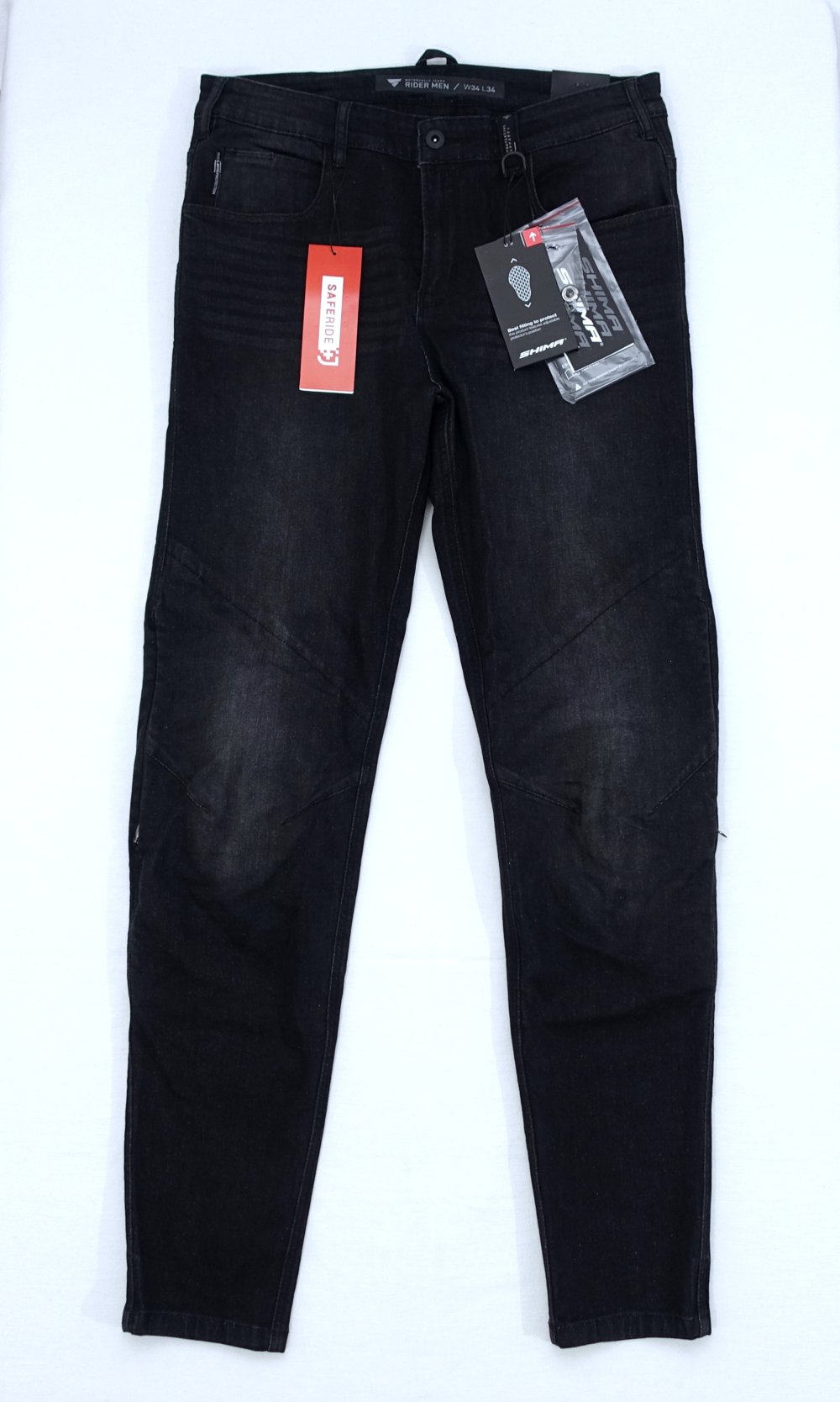 Shima Rider Motorradhose, Jeans mit Knieprotektoren, 34/34 ✮NEU✮