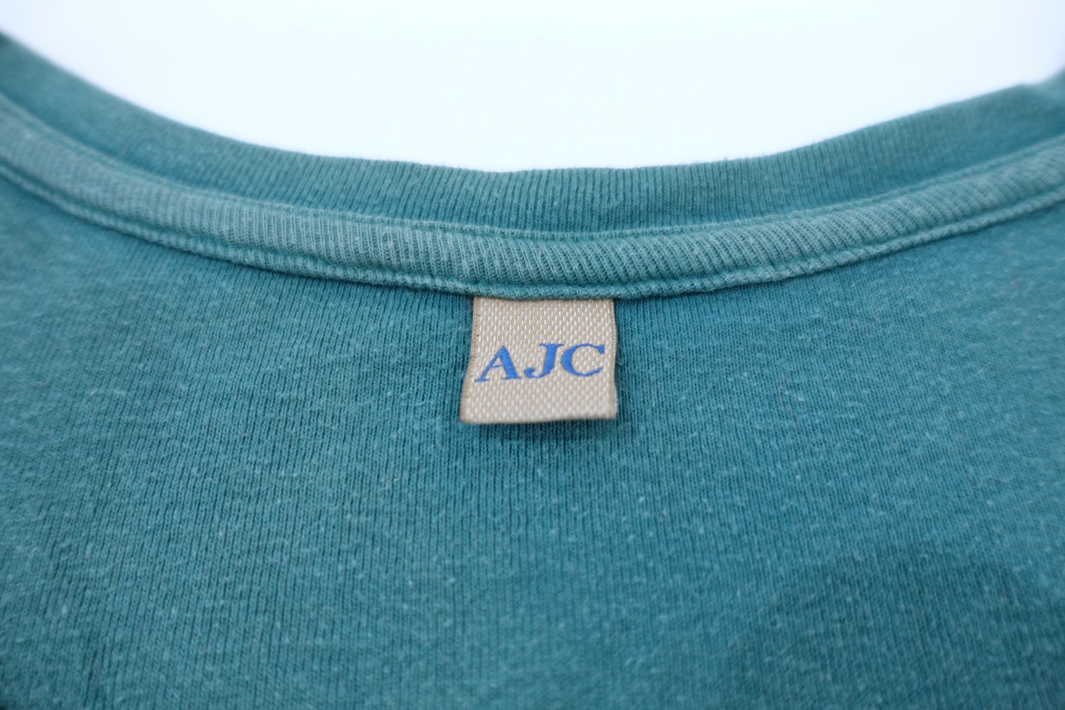 AJC Pullover mit 3/4-Ärmeln, Used/Distressed Look, petrol, Gr. 36