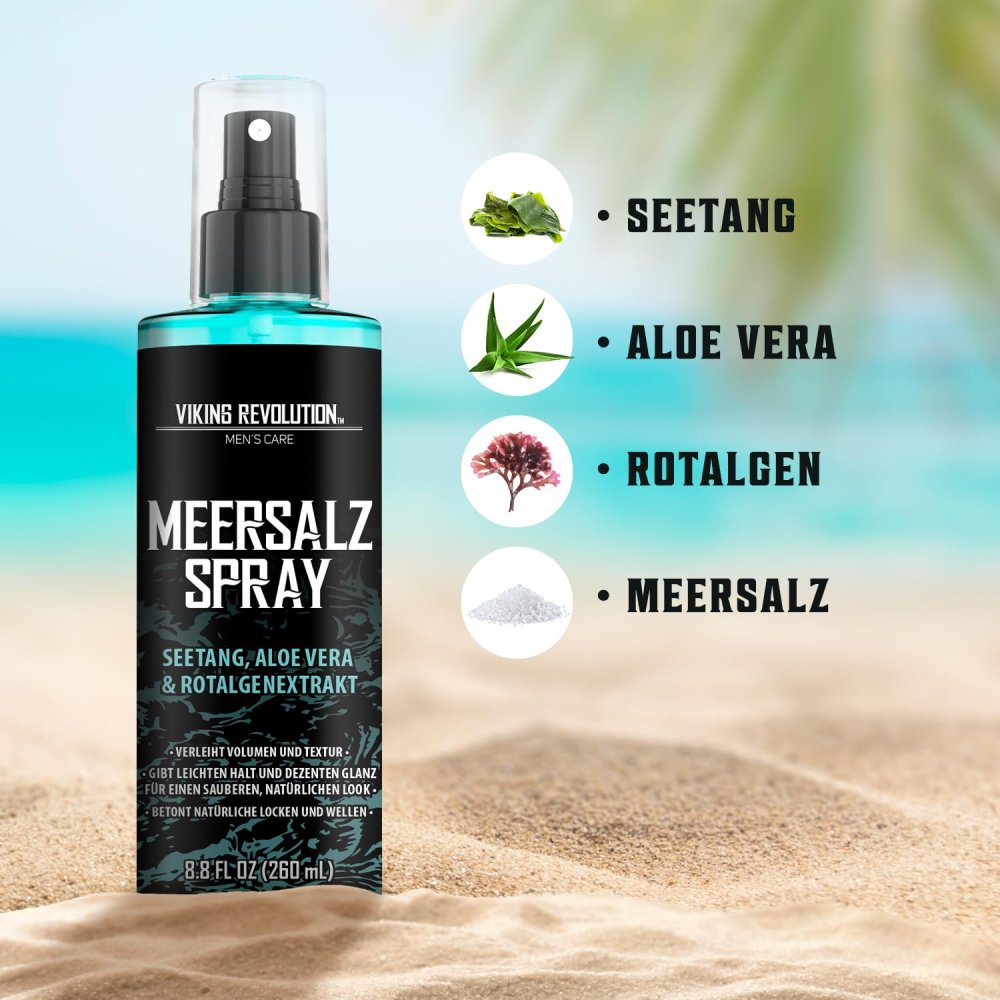 Viking Revolution Sea Salt Spray | Meersalzspray Locken, Wellen