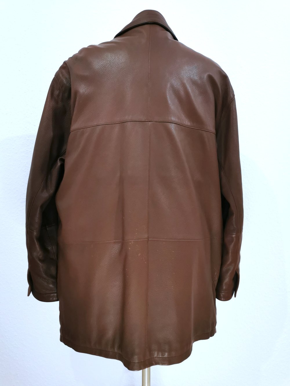 Edele Bugatti Lederjacke | Kurzmantel, Hirsch, Größe XXL - XXXL ?