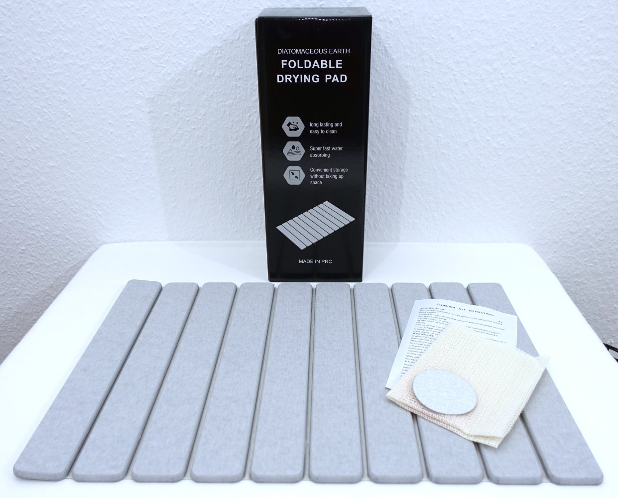 Geschirr Abtropfmatte | Duschmatte aus Stein, 60x40cm ✮NEU✮