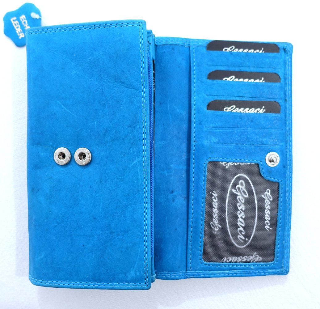 gessaci Geldbeutel | Portemonnaie mit RFID Schutz, Leder ✮NEU✮