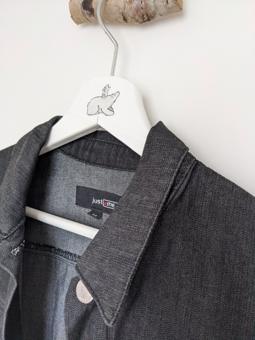 Schwarze Jeansjacke von Just Me