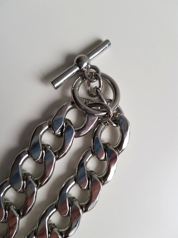 Silberne Schmuckhalskette von Mango